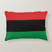 パンアフリカ国旗&ユニアのシンボル/スポーツファン アクセントクッション (正面)