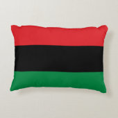 パンアフリカ国旗&ユニアのシンボル/スポーツファン アクセントクッション (裏面)