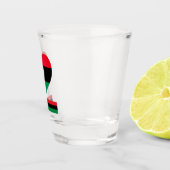 パンアフリカ国旗&ユニアシンボルトリ/スポーツファン ショットグラス (右)