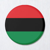 パンアフリカ国旗&ユニア国旗のシンボル/スポーツファン マグネット