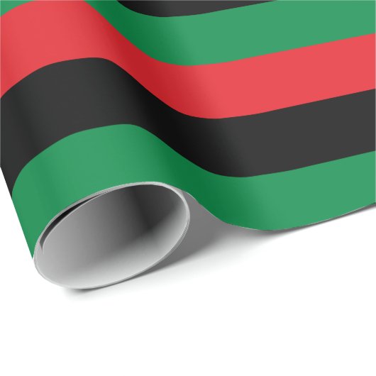 パンアフリカ国旗・ユニア国旗の記号/クワンザ ラッピングペーパー (ロールコーナー)