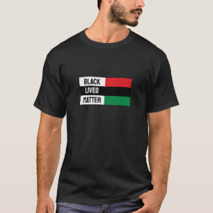 パンアフリカ国旗、黒人生活物質、ユニア記号 Tシャツ