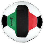 パンアフリカ国旗&UNIAサッカー/スポーツ サッカーボール (回転)