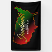 パンアフリカ10月11日バナー 横断幕 (縦)