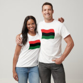 パンアフリカ(UNIA)国旗のシャツ Tシャツ (ユニセックス)