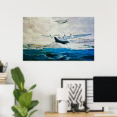 パンアメリカンクリッパーズキャンバス ポスター (ホームオフィス)