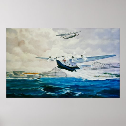 パンアメリカンクリッパーズキャンバス ポスター (正面)