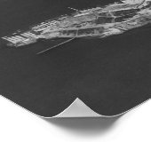 パンアメリカン中国飛んでいる切り ポスター (角)