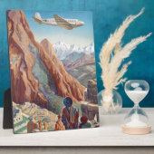 パンアメリカン旅行を介してインカのヴィンテージペルー フォトプラーク (側面)