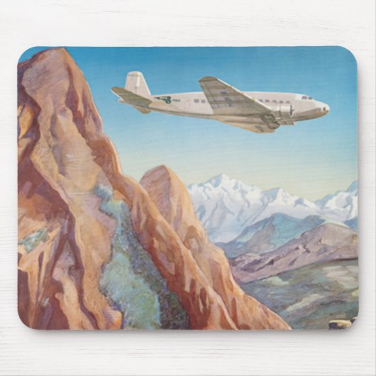パンアメリカン旅行を介してインカのヴィンテージペルー マウスパッド (正面)