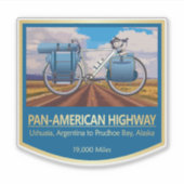 パンアメリカンHwy (bike2) シール (正面)