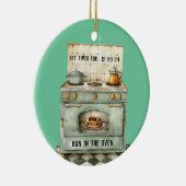 パンインザオーブンオーナメント パーソナライズされた セラミックオーナメント (右)