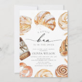 パンインザオーブンキッチンテーマベーキングベビーシャワー 招待状 (正面)