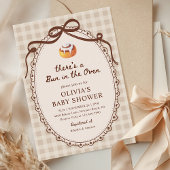 パンインザオーブンジンガムベーカリーベビーシャワー 招待状