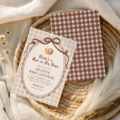 パンインザオーブンジンガムベーカリーベビーシャワー 招待状