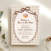 パンインザオーブンジンガムベーカリーベビーシャワー 招待状
