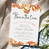 パンインザオーブンベビーシャワー素朴ベーカリー 招待状