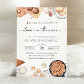 パンインザオーブンミニマルベーカリーベビーシャワー 招待状