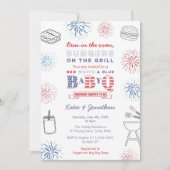 パンインザオーブンメモリアルデーウィークエンドベビーシャワー 招待状 (正面)