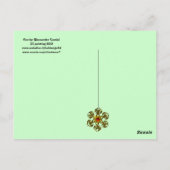 パンオリーブの木とケシ ポストカード (裏面)