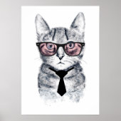 パンカの頭が切れる猫 ポスター (正面)