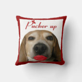 パンカーアップビーグル枕 クッション (裏面)