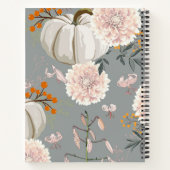 パンキンスとダリアの花 ノートブック (裏面)