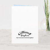 パンキーガールアニメバースデーパーティー招待 招待状 (裏面)