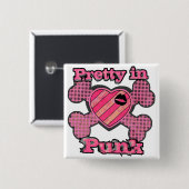 パンクかわいらしで 缶バッジ (正面&裏面)