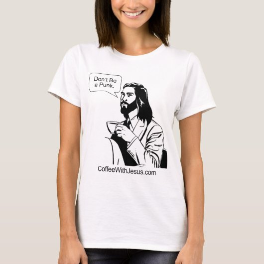 パンクがあないで下さい Tシャツ (正面)