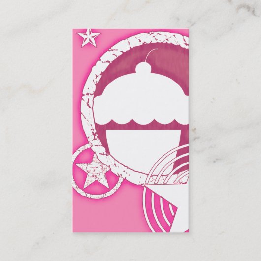 パンクのカップケーキ 名刺 (正面)