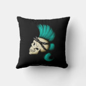 パンクのスカル クッション (裏面)