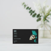 パンクのスカル 名刺 (スタンド正面)