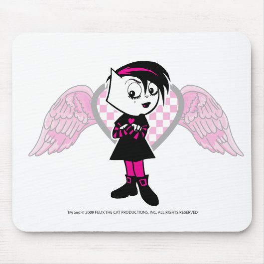 パンクの子猫のマウスパッド マウスパッド (正面)