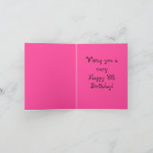 パンクの子猫の王女のバースデー・カード カード (内部)