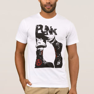 パンクの無秩序のブーツ Tシャツ