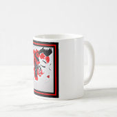 パンクの芸者のマグ コーヒーマグカップ (正面右)