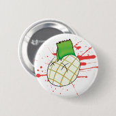 パンクの頭部 缶バッジ (正面&裏面)