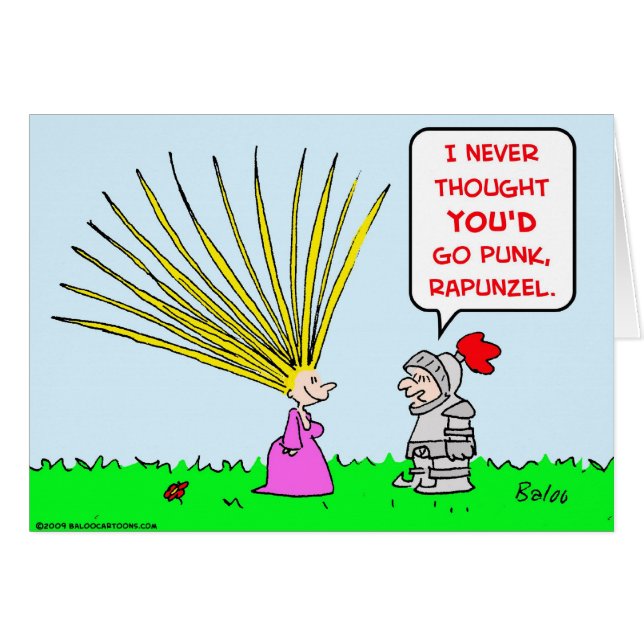 パンクのrapunzelの毛 (正面横)