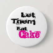 パンクはそれらがケーキPinを食べるようにしました 缶バッジ (正面)