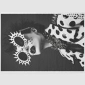 パンクはっきりしたロックスタースパイクサングラスデクページ 薄葉紙 (正面)