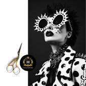 パンクはっきりしたロックスタースパイクサングラスデクページ 薄葉紙