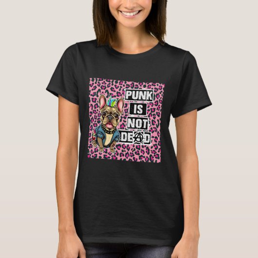 パンクはフランス版の死人ではない Tシャツ (正面)