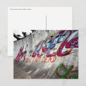 パンクは死んでない。サラエボ走オリピックボブスレー ポストカード (正面/裏面)