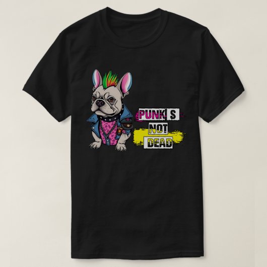 パンクは死んでない Tシャツ (デザイン正面)
