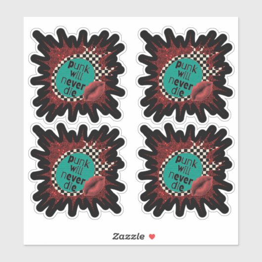 パンクは決して死ぬことはないステッカーシート シール (シート)
