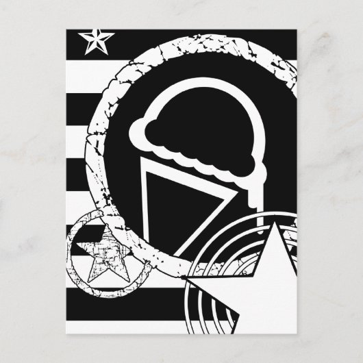 パンクアイスクリームドリブル ポストカード (正面)