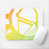 パンクアイスクリームドリブル マウスパッド (マウス)