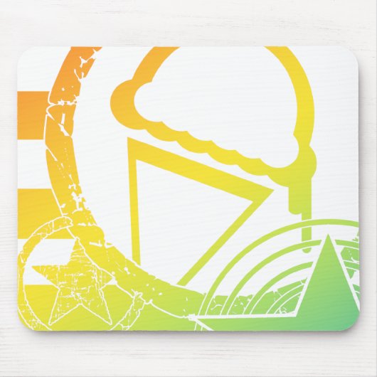 パンクアイスクリームドリブル マウスパッド (正面)