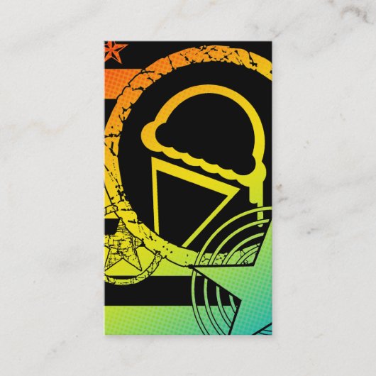 パンクアイスクリームドリブル 名刺 (正面)